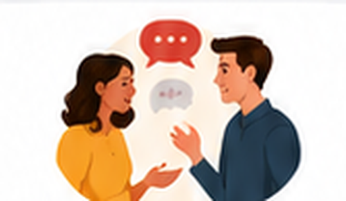Real-life conversations illustration