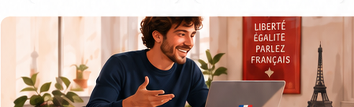 Tutor teaching French online
